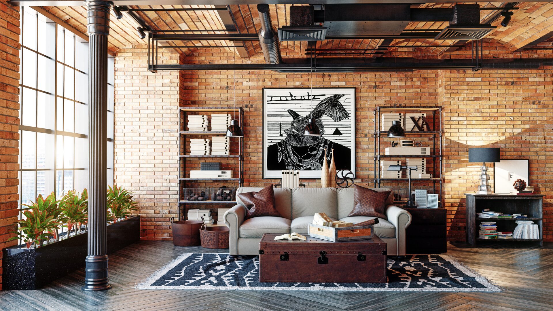 Living room tra moderno e antico